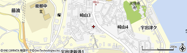 石川県能登町（鳳珠郡）崎山周辺の地図