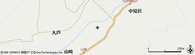 福島県昭和村（大沼郡）大芦（干場）周辺の地図