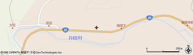 福島県郡山市田村町糠塚（反田）周辺の地図