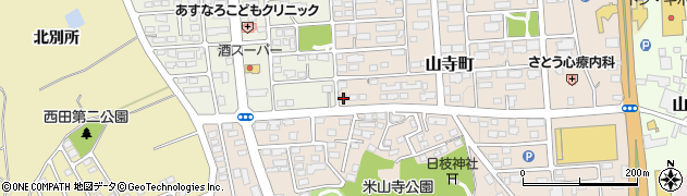 福島県須賀川市山寺町254周辺の地図