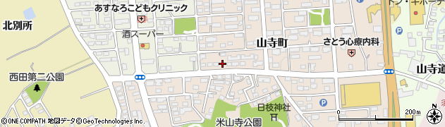 福島県須賀川市山寺町250周辺の地図