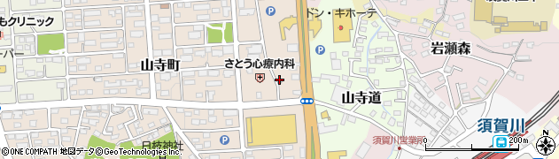 福島県須賀川市山寺町21周辺の地図