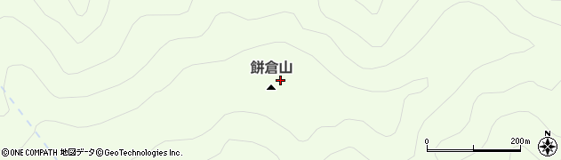 餅倉山周辺の地図