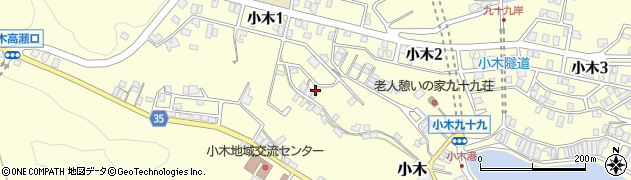 石川県能登町（鳳珠郡）小木（レ）周辺の地図