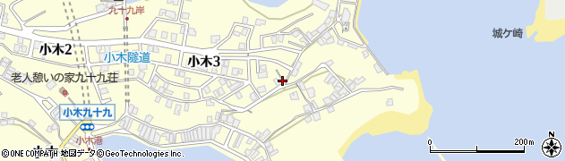 石川県能登町（鳳珠郡）小木（ヲ）周辺の地図