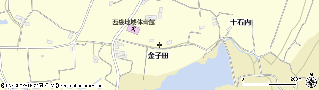 福島県須賀川市吉美根（金子田）周辺の地図