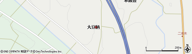 福島県小野町（田村郡）飯豊（大豆柄）周辺の地図