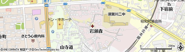 福島県須賀川市池ノ下町69周辺の地図
