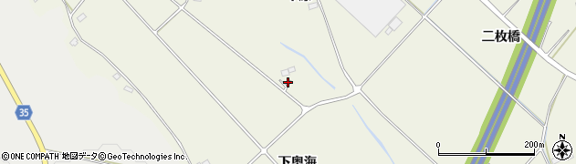 福島県楢葉町（双葉郡）上繁岡（下奥海）周辺の地図