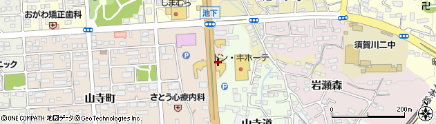福島県須賀川市西川（山本）周辺の地図