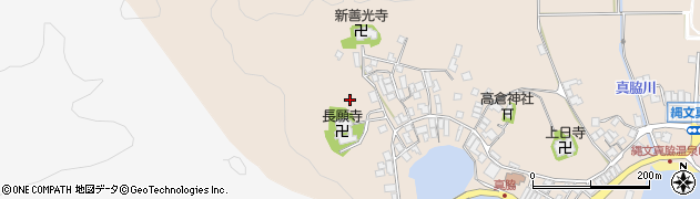 石川県鳳珠郡能登町真脇周辺の地図