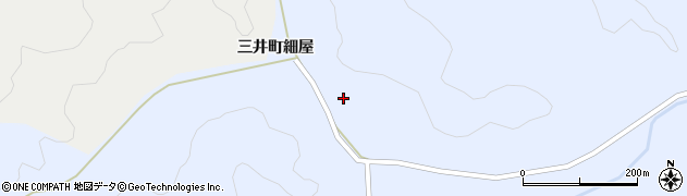 石川県輪島市三井町（細屋ハチマク）周辺の地図