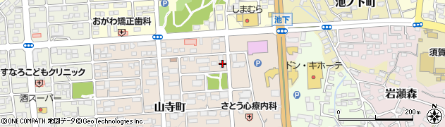 福島県須賀川市山寺町136周辺の地図