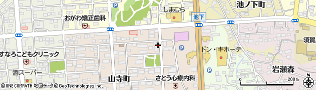 福島県須賀川市山寺町135周辺の地図