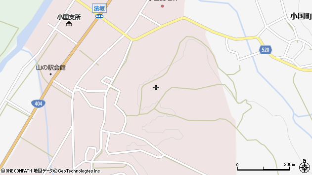 〒949-5213 新潟県長岡市小国町法坂の地図