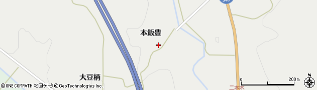 福島県小野町（田村郡）飯豊（本飯豊）周辺の地図