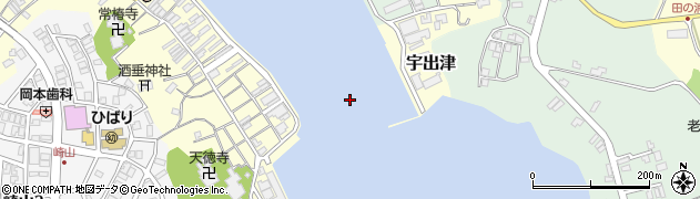 宇出津港周辺の地図