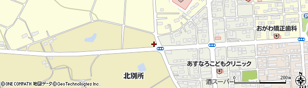 福島県須賀川市西川（後田）周辺の地図