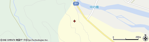 福島県只見町（南会津郡）二軒在家（沢口）周辺の地図