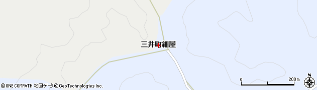 石川県輪島市三井町細屋周辺の地図