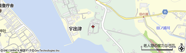石川県鳳珠郡能登町宇出津山分6周辺の地図
