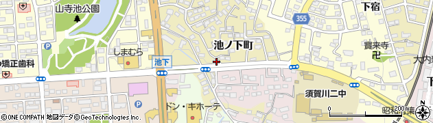 福島県須賀川市池ノ下町24周辺の地図