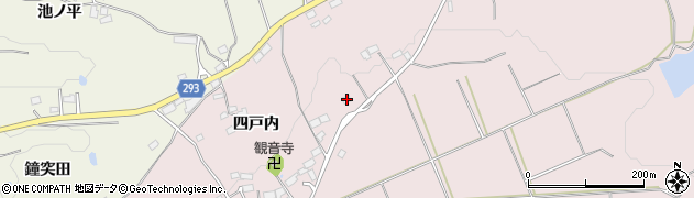 福島県須賀川市堤四戸内周辺の地図