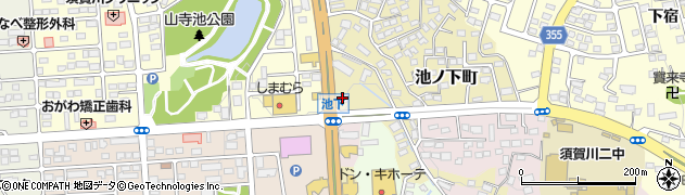 福島県須賀川市池ノ下町25周辺の地図
