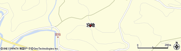 石川県能登町（鳳珠郡）宮地周辺の地図