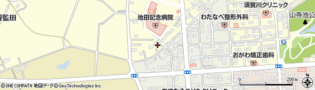 福島県須賀川市森宿（狐石）周辺の地図