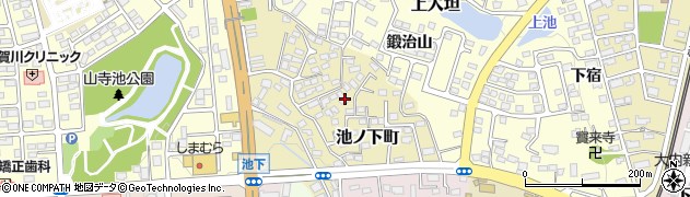 福島県須賀川市池ノ下町84周辺の地図