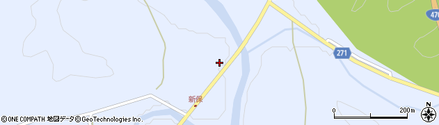 石川県輪島市三井町（新保ト）周辺の地図