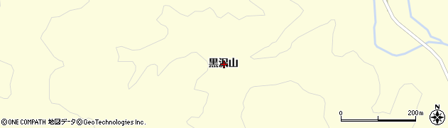福島県岩瀬郡天栄村田良尾黒沢山周辺の地図