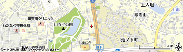 福島県須賀川市西川池ノ下周辺の地図