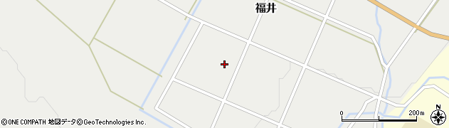 福島県只見町（南会津郡）福井（赤稲）周辺の地図