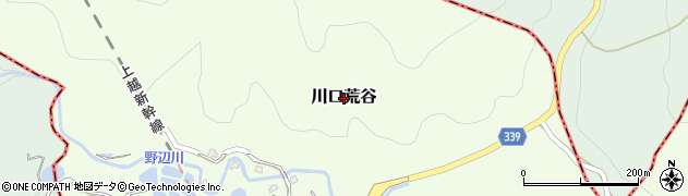 新潟県長岡市川口荒谷周辺の地図