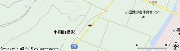 新潟県長岡市小国町横沢1456周辺の地図