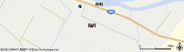福島県只見町（南会津郡）福井周辺の地図