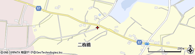 福島県須賀川市吉美根二枚橋周辺の地図
