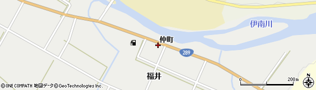 福島県只見町（南会津郡）福井（仲町）周辺の地図