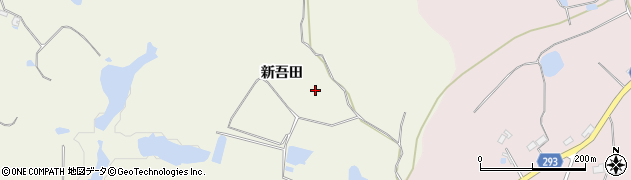 福島県須賀川市江持（新吾田）周辺の地図