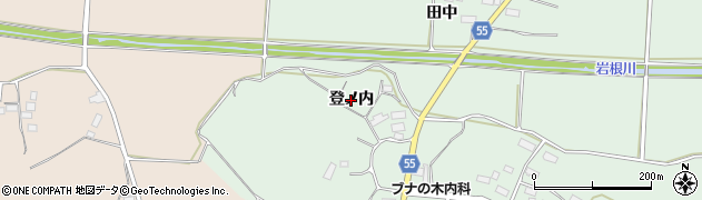 福島県須賀川市矢沢（登ノ内）周辺の地図