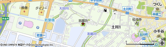 祇園社周辺の地図