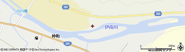 福島県只見町（南会津郡）福井（仲島）周辺の地図