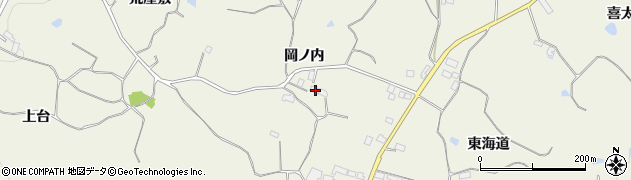 福島県須賀川市江持岡ノ内169周辺の地図