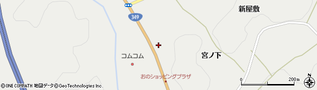 福島県小野町（田村郡）飯豊（柿人）周辺の地図