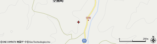 石川県輪島市空熊町（垣内）周辺の地図
