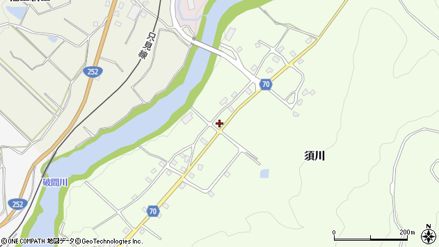 〒946-0221 新潟県魚沼市須川の地図