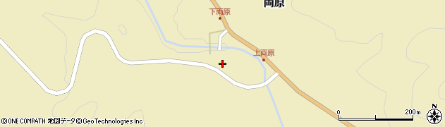 福島県昭和村（大沼郡）両原（根堀場）周辺の地図