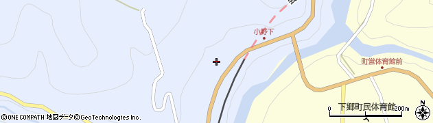 福島県下郷町（南会津郡）湯野上（大道通甲）周辺の地図